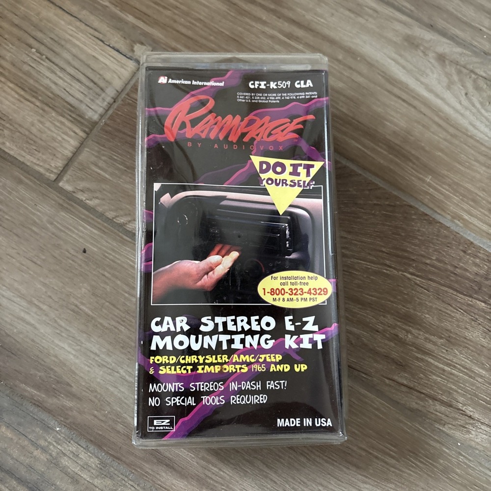 VTG Audiovox Rampage CFI-K509 CLA Car Stereo Mounting Kit Ford Chrysler Jeep